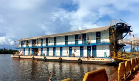 Hospital flutuante vai atender população de Anamã, no interior do AM