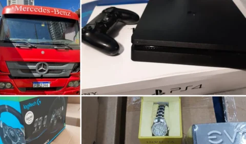 Receita Federal de Natal-RN realiza leilão de veículos, caixa de som, Playstation e outros objetos; veja como participar