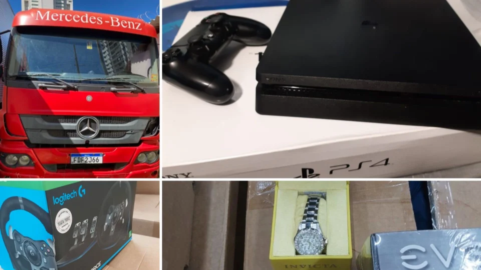 Receita Federal de Natal-RN realiza leilão de veículos, caixa de som, Playstation e outros objetos; veja como participar