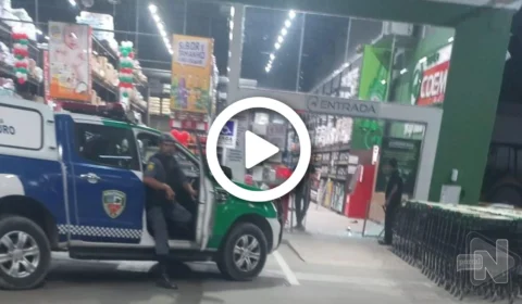 VÍDEO: cliente de supermercado atira e mata suspeito de assalto na Zona Norte de Manaus