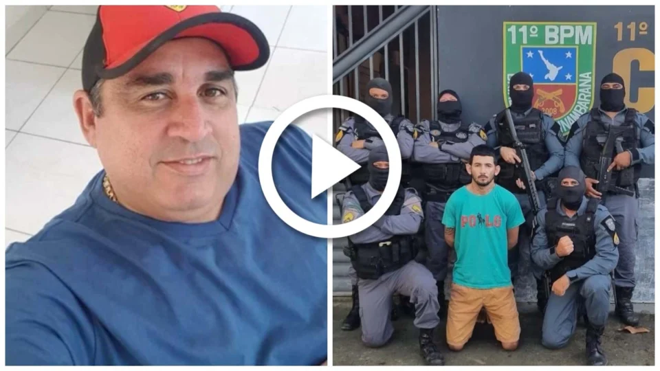 VÍDEO: preso suspeito de homicídio de empresário em Parintins, no interior do Amazonas