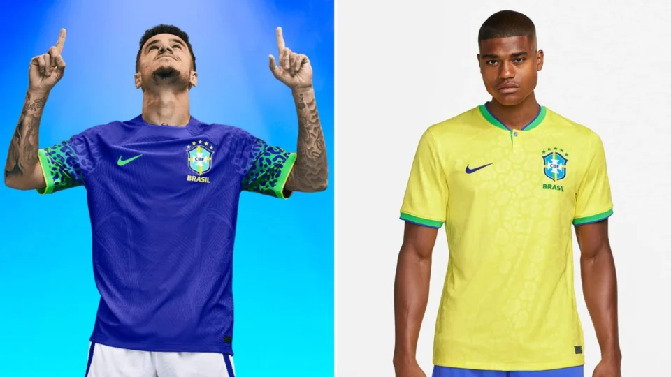 Inicia nesta segunda-feira venda das novas camisas da Seleção Brasileira para Copa do Mundo 2022