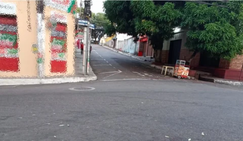 Mototaxista é baleado na rua Lobo D’almada, no Centro de Manaus
