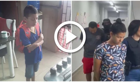 VÍDEO: em Manaus, polícia prende mãe e padrasto suspeitos de maus-tratos