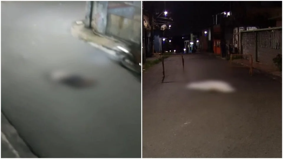VÍDEO: motociclista é morto com mais de 10 tiros no Bairro Compensa, Zona Oeste de Manaus