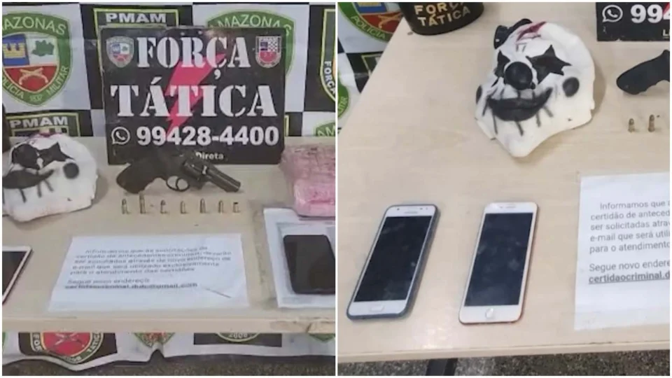 VÍDEO: após tiroteio, policiais prendem dois suspeitos em Manaus 