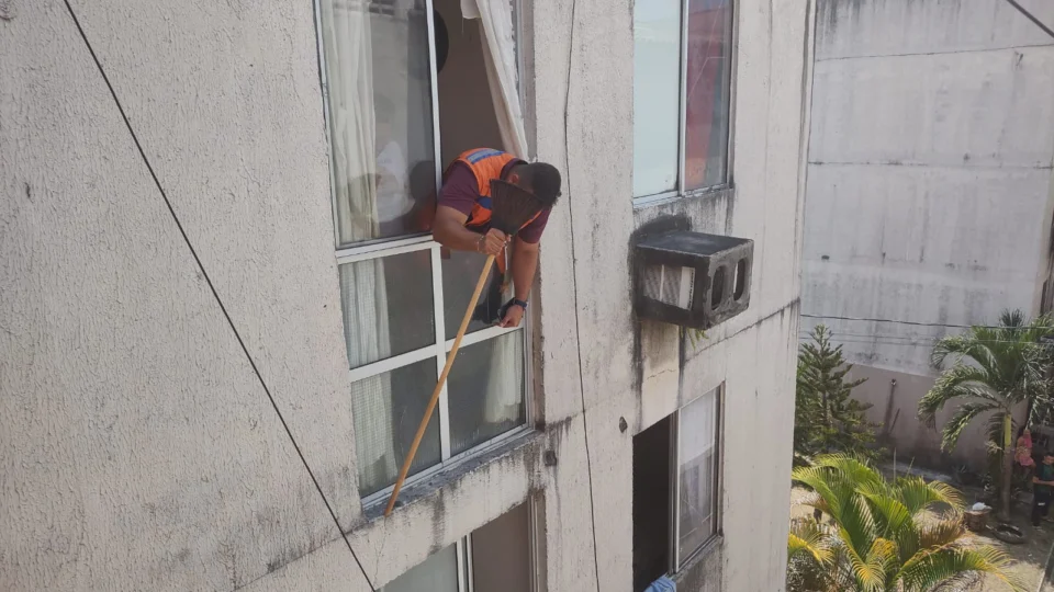 Defesa Civil registra abalo estrutural de prédio em conj. habitacional em Manaus