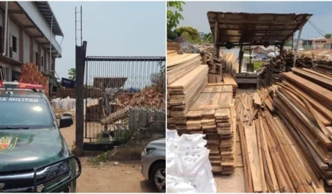 VÍDEO: batalhão ambiental apreende madeira irregular na Zona Oeste de Manaus