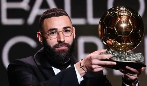 Karim Benzema é eleito melhor jogador do mundo; Vinicius Júnior fica em 8ª lugar