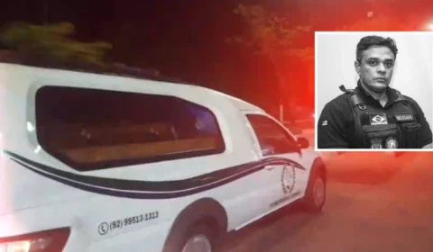 Sob forte emoção, corpo do delegado Aldeney Goes chega a Manaus