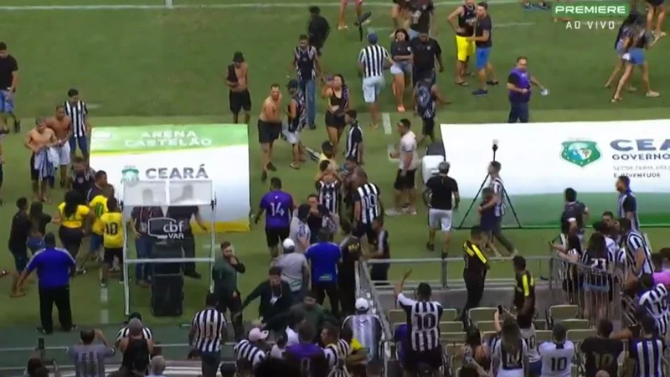 Confusão marca empate de 1 a 1 entre Ceará e Cuiabá pelo Campeonato Brasileiro