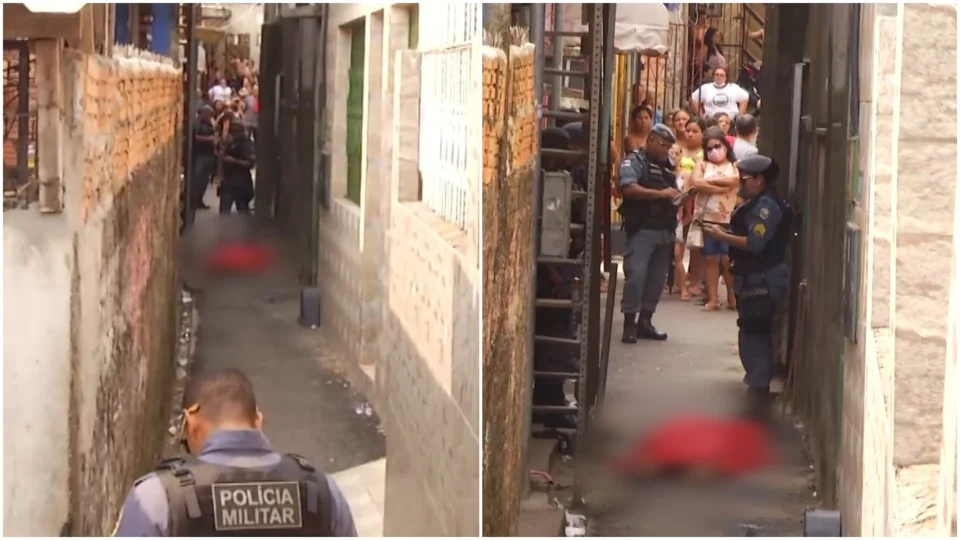 VÍDEO: dois homens são mortos em beco da Zona Centro-Oeste de Manaus 