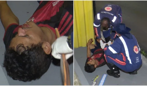 VÍDEO: homem é atacado com terçado e sobrevive na Zona Centro-Sul de Manaus