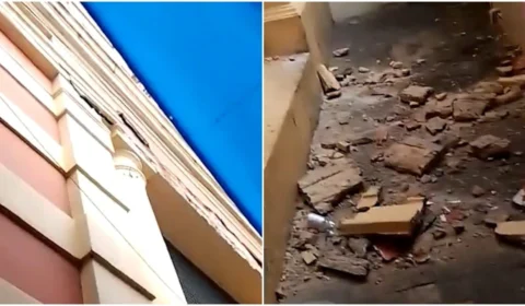 Setor do peixe no Mercado Adolpho Lisboa é interditado devido chuva em Manaus