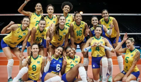 Meninas do Brasil vencem fácil Porto Rico por 3 sets a 0 no Mundial de Vôlei