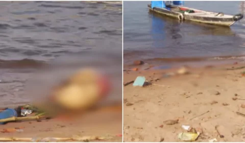 VÍDEO: partes de uma ossada humana é encontrada na orla da Zona Sul de Manaus