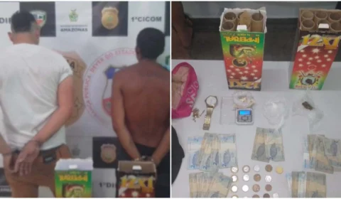 VÍDEO: suspeitos de tráfico de drogas são presos na Zona Centro-Sul de Manaus