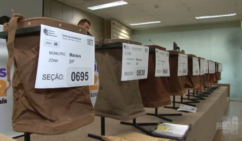 VÍDEO: TRE-AM faz sorteio de urnas eletrônicas para testagem 