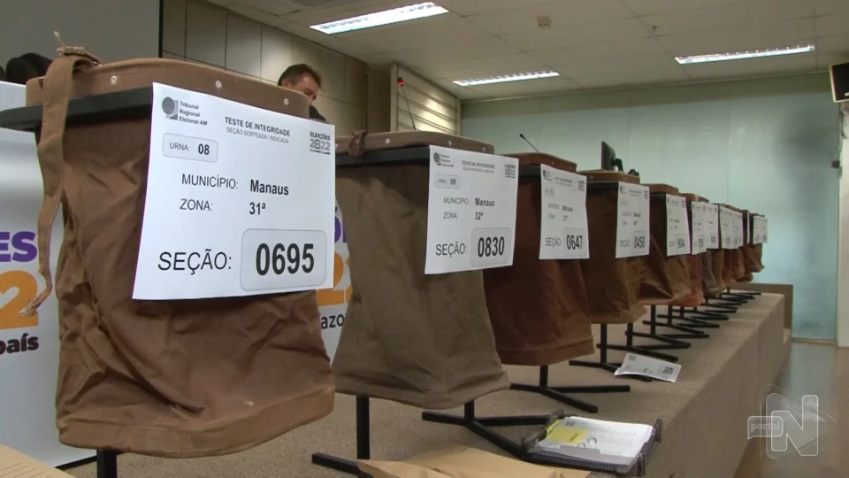 VÍDEO: TRE-AM faz sorteio de urnas eletrônicas para testagem 