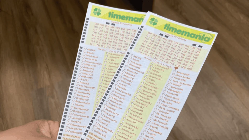 Timemania 2058 sorteia prêmio de R$ 15,5 milhões nesta sexta (23)