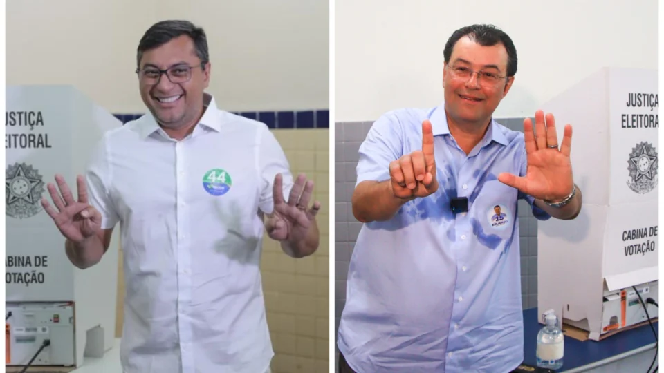 Eleições 2022: Wilson Lima e Eduardo Braga disputam 2º turno no Amazonas