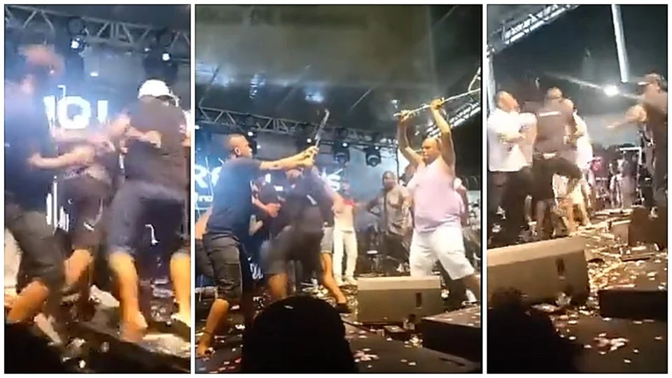 Quebra-quebra: bandas Psirico e Samba Trator brigam no palco, na Bahia; veja vídeo