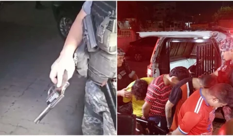VÍDEO: grupo de assaltantes é preso na Zona Norte de Manaus