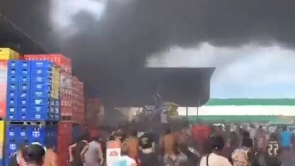 Incêndio atinge Ceasa no Rio de Janeiro; há registro de roubos e tiros