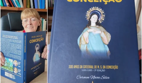 Escritora lança livro que aborda 300 anos da Catedral de N. S. da Conceição