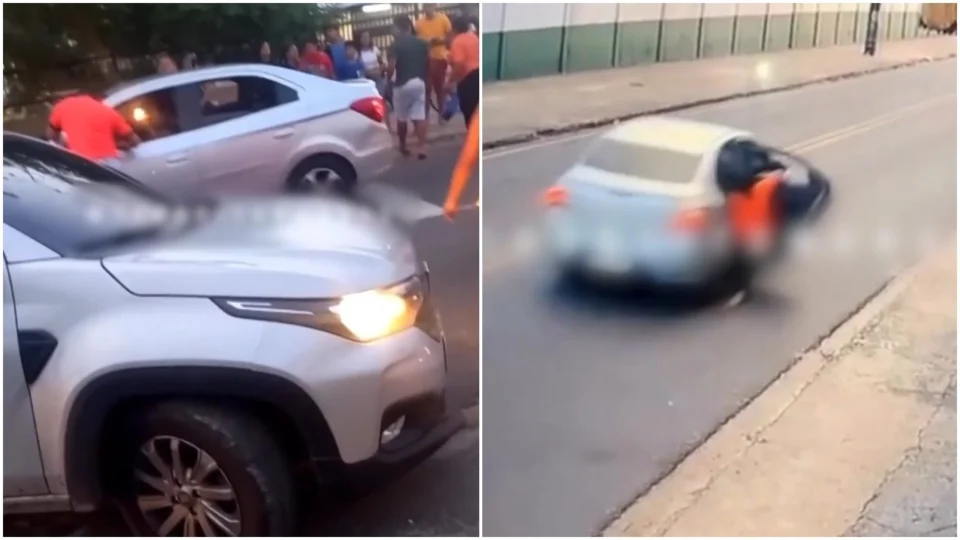 VÍDEO: motorista de app arrasta idosa em uma avenida da Zona Oeste de Manaus 