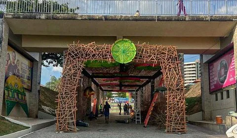 Turismo esportivo: portal do ‘Manaus Adventure’ é montado na Ponta Negra