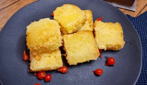 Receita Fácil: aprenda a fazer mandioca frita cremosa em cubos