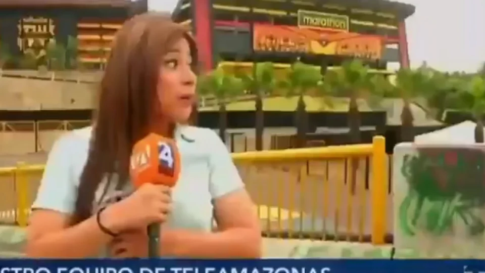 Repórter quase é assaltada ao vivo nos arredores de estádio da final da Libertadores, dia 30; veja vídeo