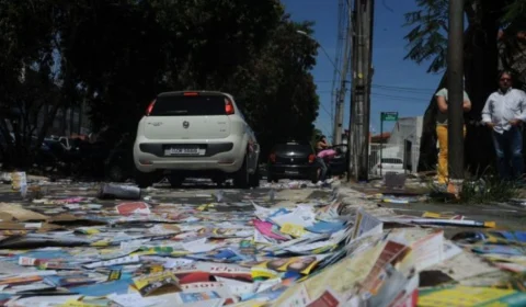 Eleições 2022: MP Eleitoral realiza ações de combate ao ‘derramamento de santinhos’, no AM