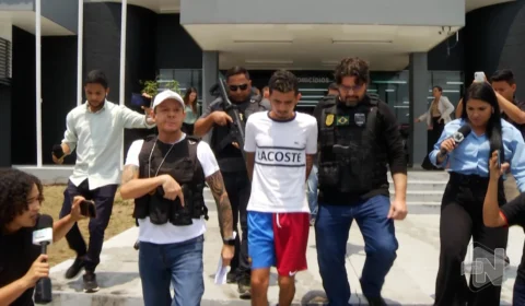 VÍDEO: suspeitos de matarem homem a tiros em condomínio são presos em Manaus