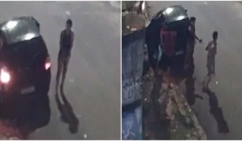 Vídeo mostra mulher atirando em homem no meio da rua, em Manaus