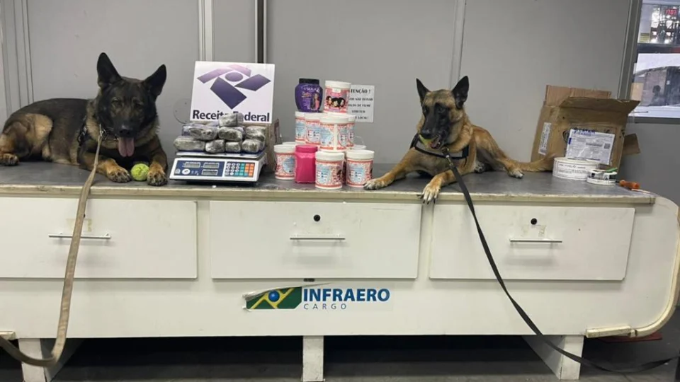 Vídeo: 8 kg drogas e dinheiro falso são apreendidos em encomendas, em Manaus