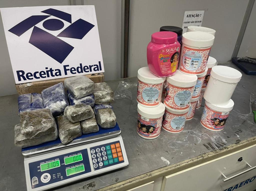 Apreensão de drogas em Manaus- Foto: Divulgação/ Receita Federal