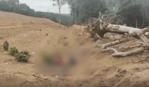 Vídeo: com mãos e pescoço amarrados, corpo é encontrado em Manaus