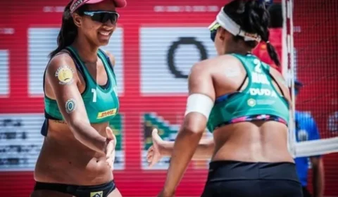 Dupla brasileira avança no Circuito Mundial de vôlei de praia etapa África do Sul