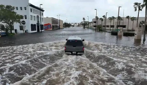 Furacão Nicole: ventos derrubam linha de energia e matam 2 pessoas nos EUA