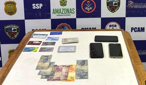 Dupla é presa por roubo a pescadores nas proximidades de Coari, interior do AM