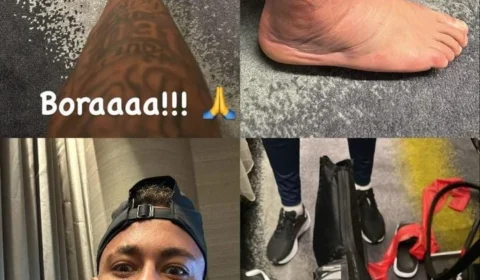Copa do Catar: Neymar mostra pé inchado em rede social em meio à recuperação de lesão