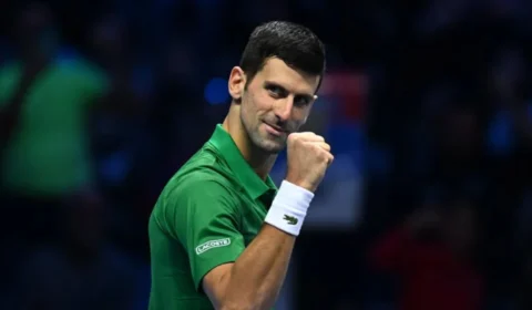Djokovic vence russo Andrey Rublev e se garante nas semifinais do ATP Finals