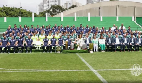 Palmeiras já tem foto oficial de campeão brasileiro 2022