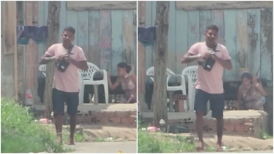 VÍDEO: suspeito de roubar carro é baleado em confronto com a polícia em Manaus