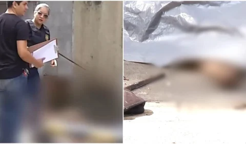 VÍDEO: suspeito morre tentando furtar barra de ferro no Centro de Manaus