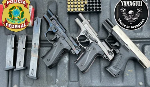 Homem é preso por tráfico de armas no interior do AM; 3 pistolas foram apreendidas