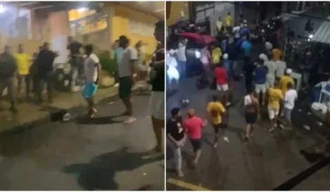 VÍDEO: PM é suspeito de atirar em torcedores envolvidos em briga em Manaus