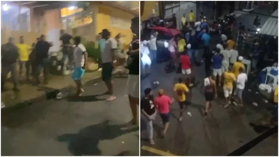 VÍDEO: PM é suspeito de atirar em torcedores envolvidos em briga em Manaus